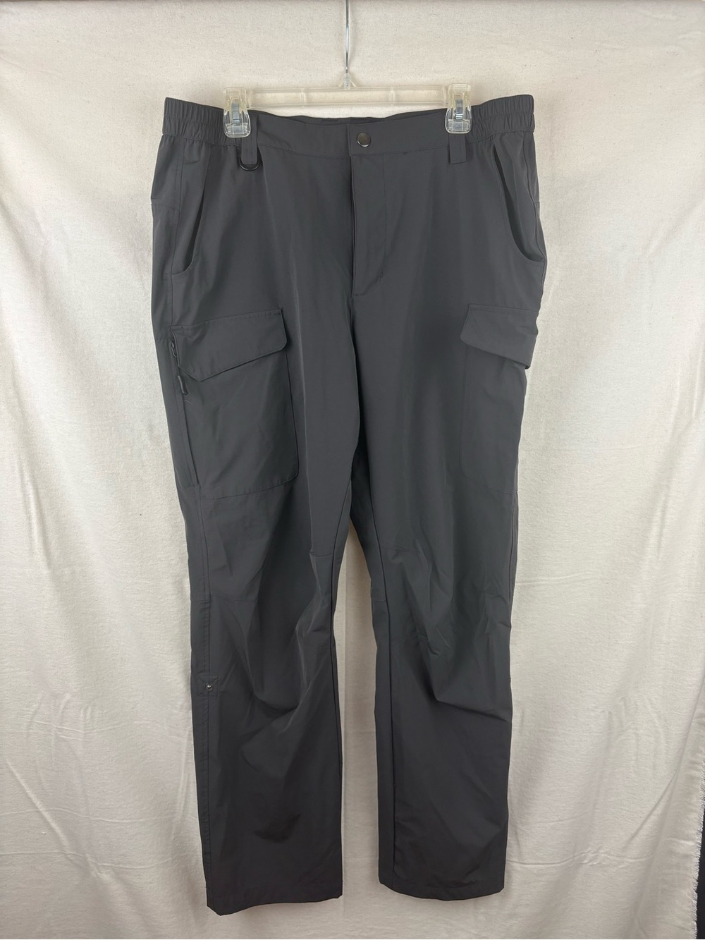 Men's Black Utility Cargo Chinos
